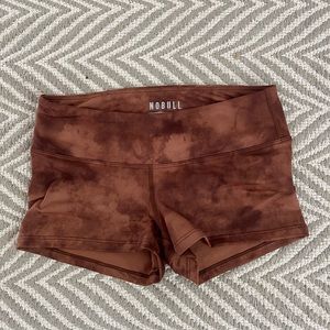 NoBull tie dye low rise 2in inseam shorts size S